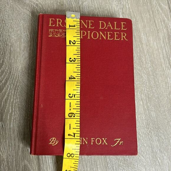 Antique Books- coffee table - red - 1920s- Erskine Dale Pioneer John Fox Jr - Picture 3 of 9